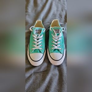 Teal Converse Chuck Taylor W8.5/ M6.5